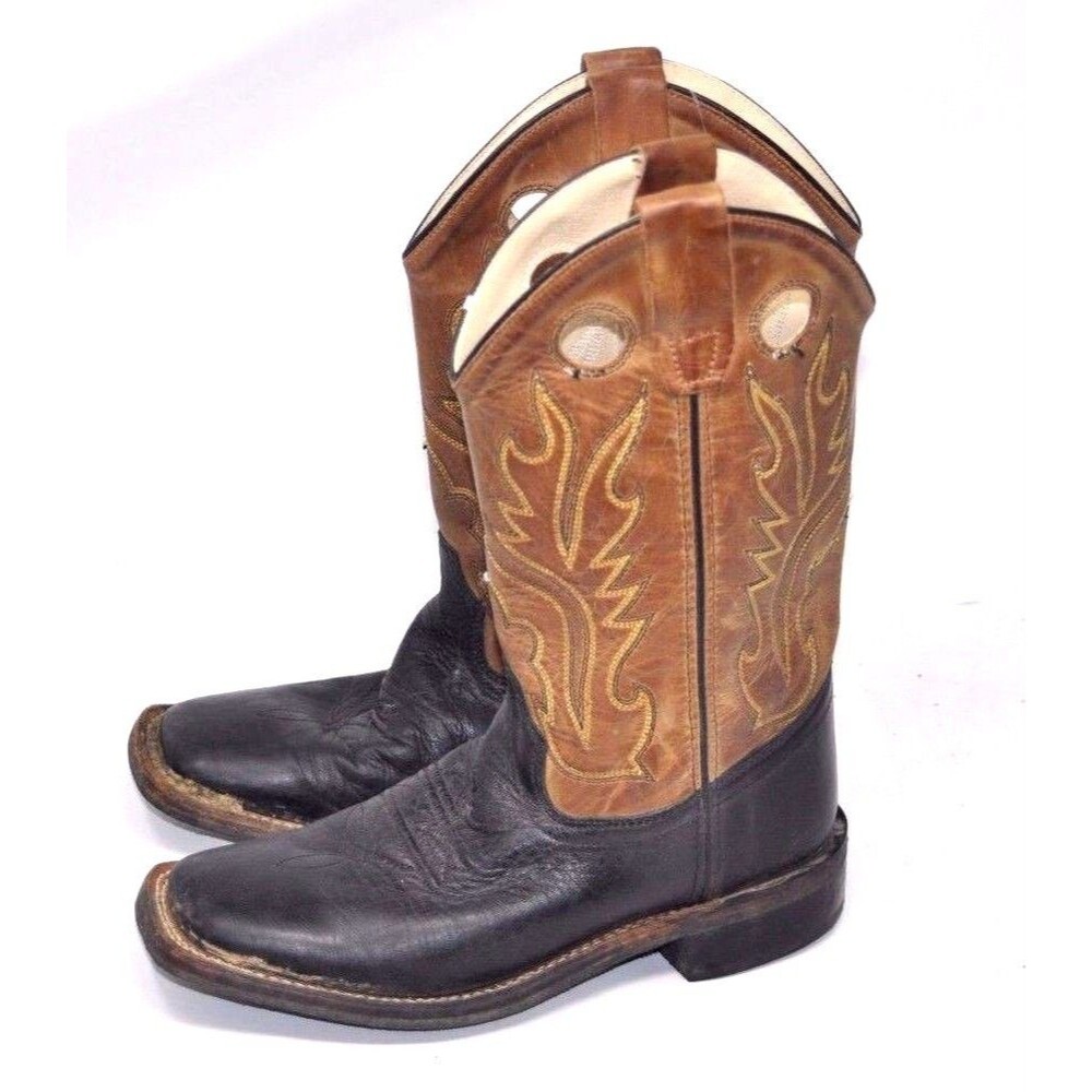 Old West Square Toe Western Boot BSY1810 Size 6 1/2 / 7 Womens